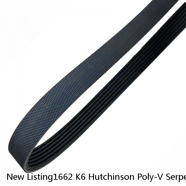 New Listing1662 K6 Hutchinson Poly-V Serpentine Belt Free Shipping Free Returns 6PK 1662
