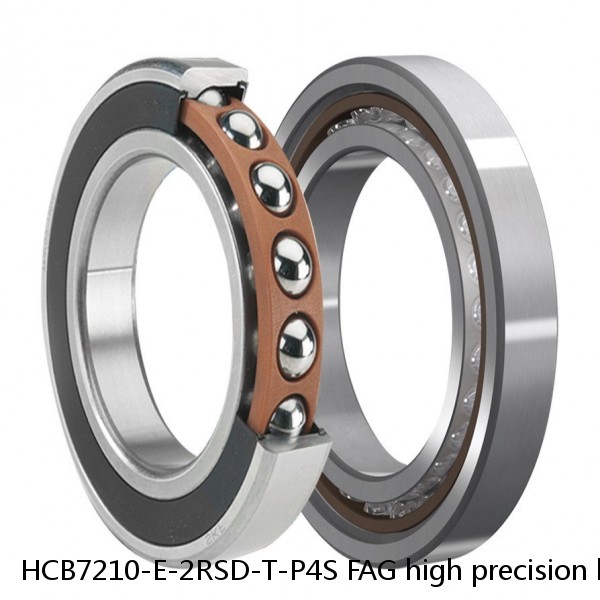 HCB7210-E-2RSD-T-P4S FAG high precision ball bearings #1 small image