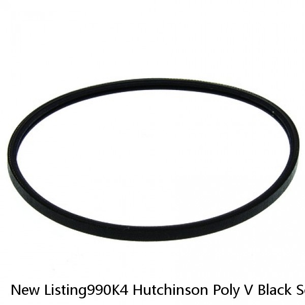 New Listing990K4 Hutchinson Poly V Black Serpentine Belt - Free Shipping - 4K990