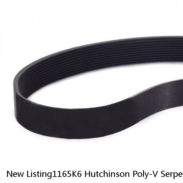 New Listing1165K6 Hutchinson Poly-V Serpentine Belt Free Shipping Free Returns 6K 1165 #1 small image
