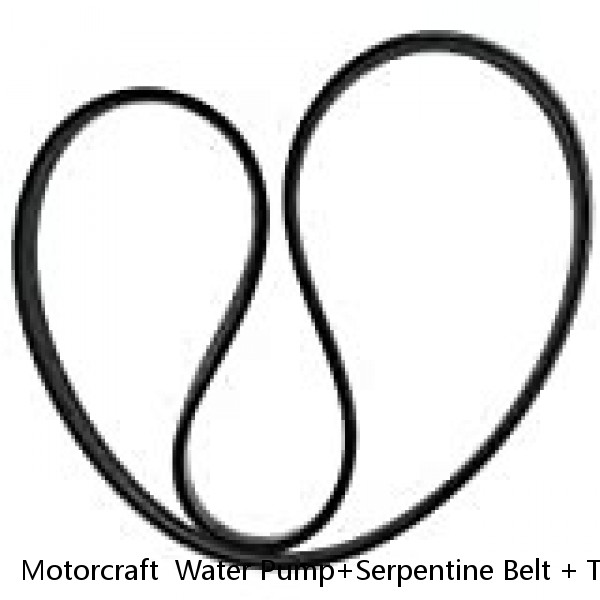 Motorcraft  Water Pump+Serpentine Belt + Tensioner + Pulley 06-11 CROWN VICTORIA #1 small image