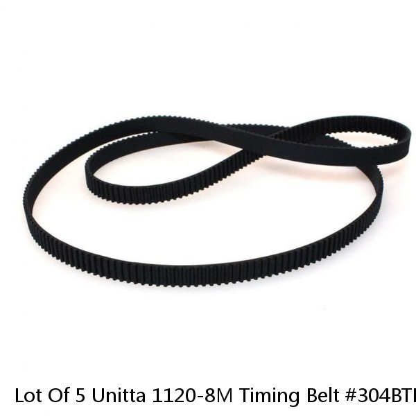 Lot Of 5 Unitta 1120-8M Timing Belt #304BTK #1 small image