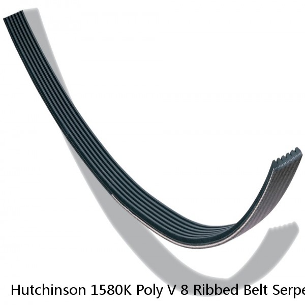 Hutchinson 1580K Poly V 8 Ribbed Belt Serpentine #107BTK #1 image