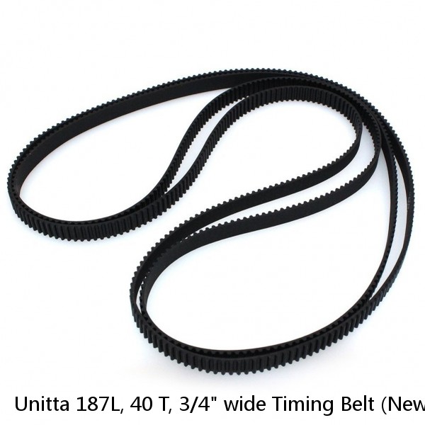 Unitta 187L, 40 T, 3/4" wide Timing Belt (New) #1 image